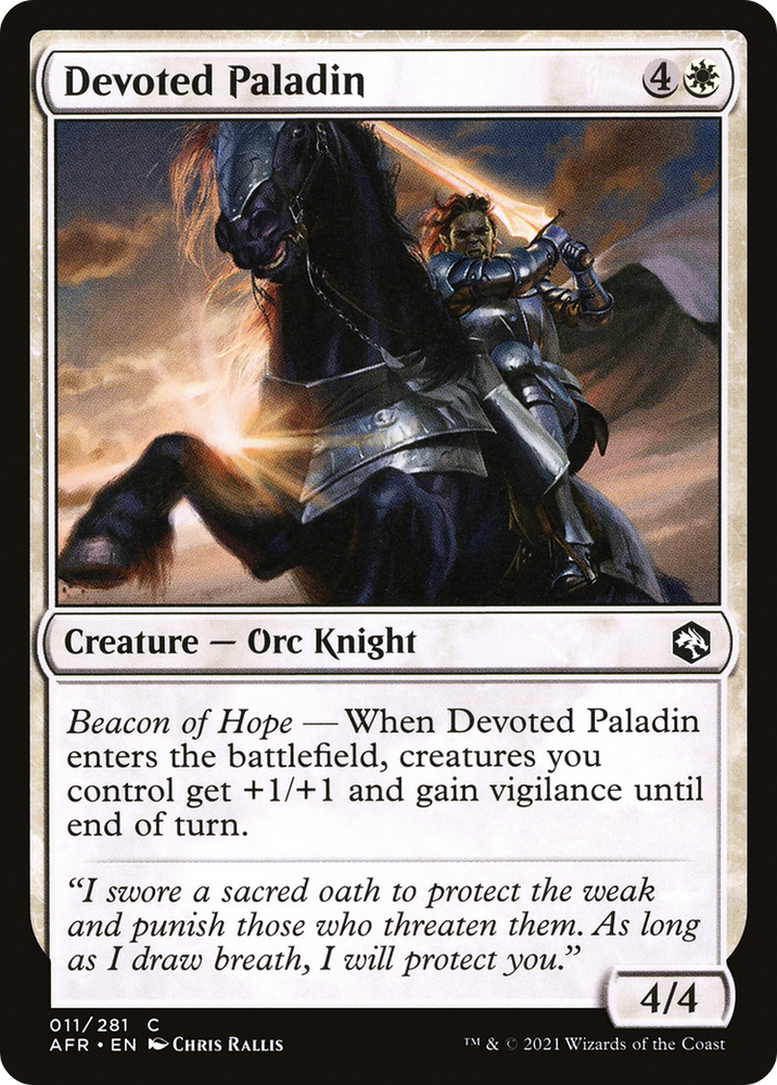 Devoted Paladin [Dungeons & Dragons: Adventures in the Forgotten Realms]