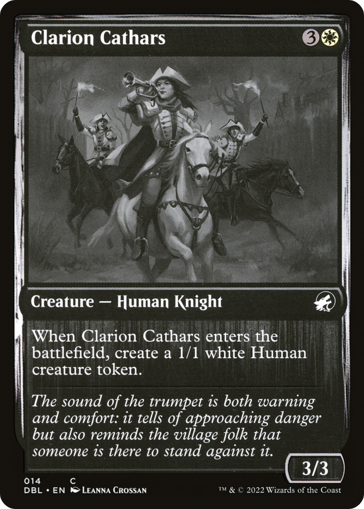 Clarion Cathars [Innistrad: Double Feature]