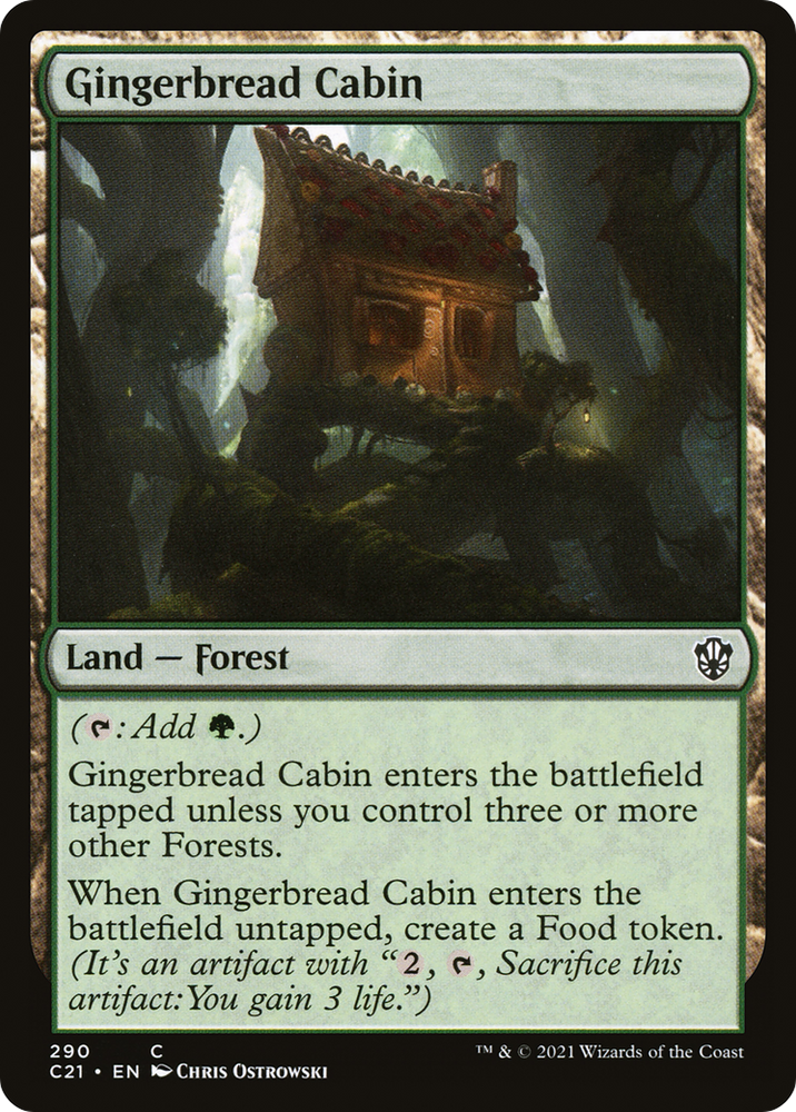 Gingerbread Cabin [Commander 2021]