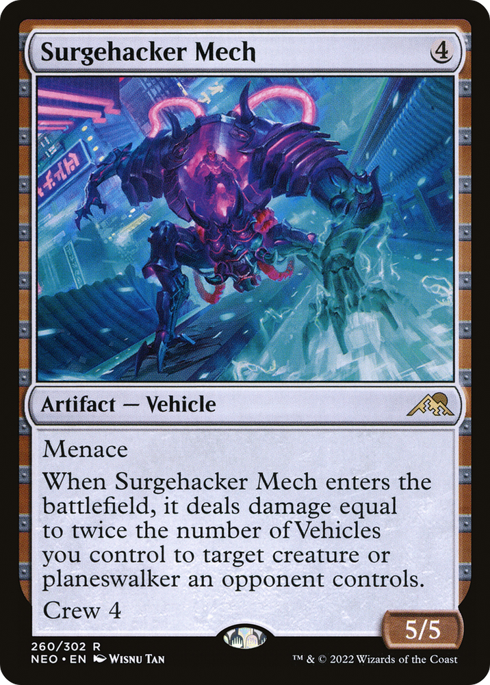 Surgehacker Mech [Kamigawa: Neon Dynasty]