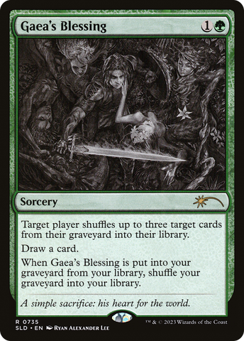 Gaea's Blessing (Sketch Showcase) [Secret Lair Drop Series]