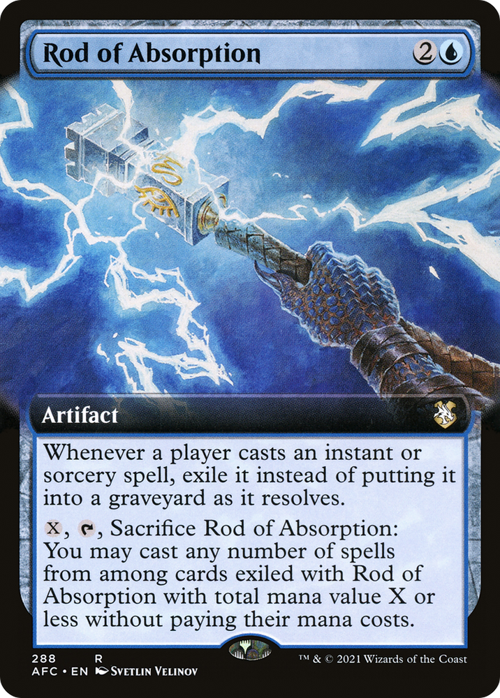 Rod of Absorption (Extended Art) [Dungeons & Dragons: Adventures in the Forgotten Realms Commander]