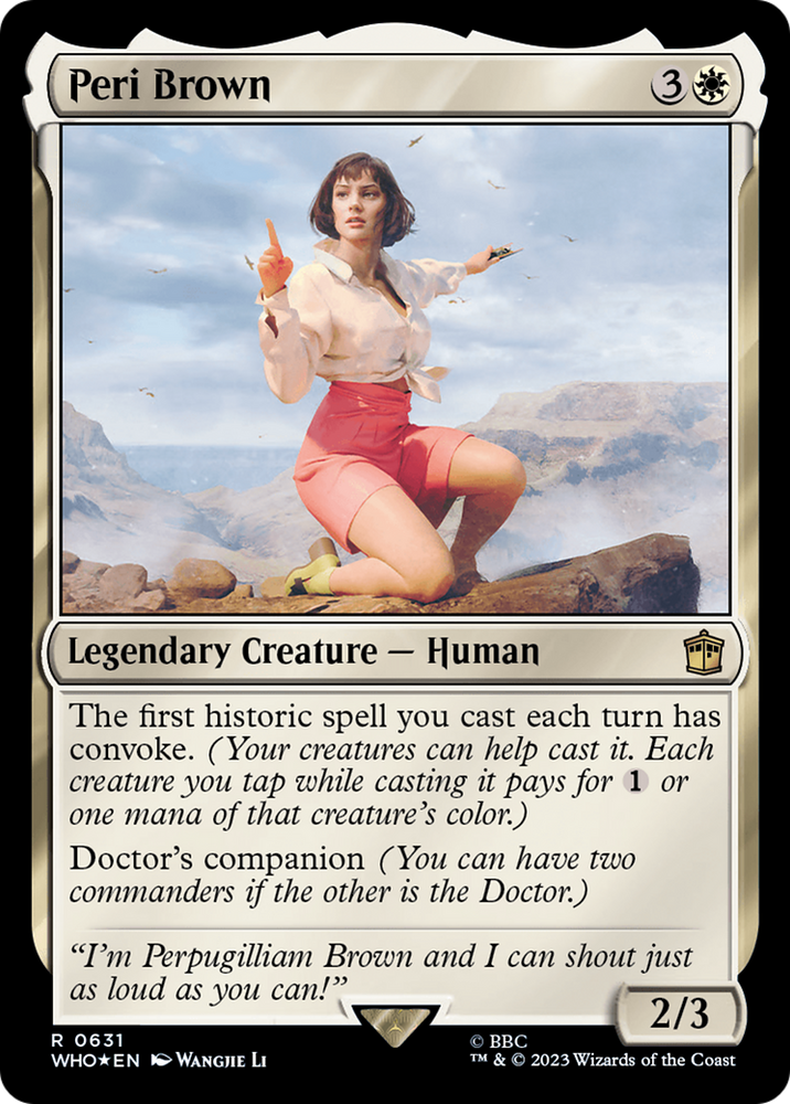Peri Brown (Surge Foil) [Doctor Who]