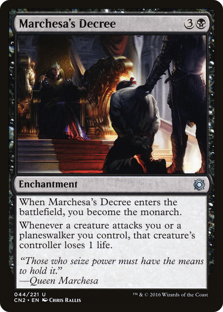 Marchesa's Decree [Conspiracy: Take the Crown]