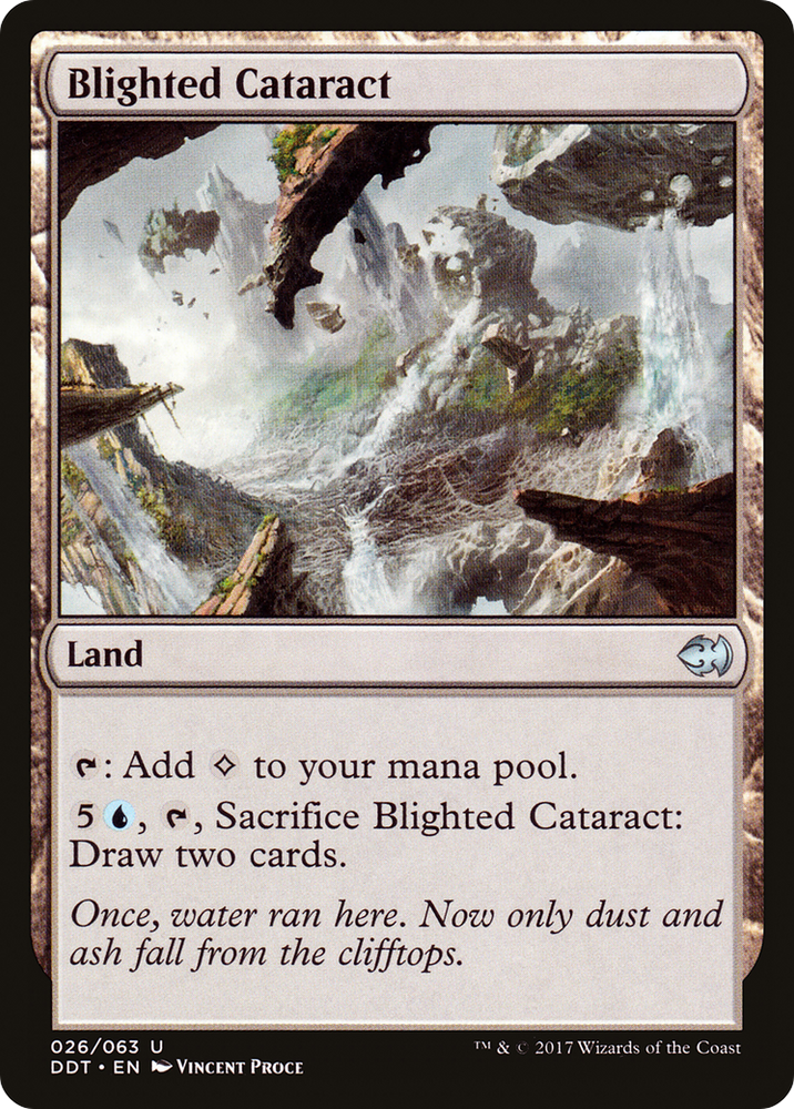 Blighted Cataract [Duel Decks: Merfolk vs. Goblins]