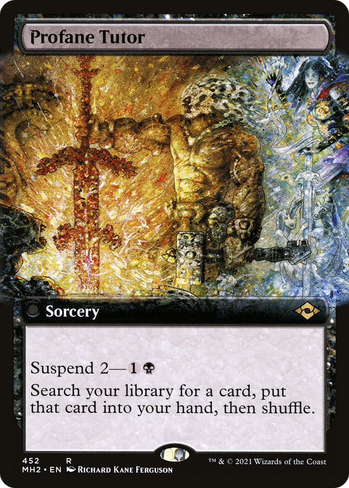 Profane Tutor (Extended Art) [Modern Horizons 2]