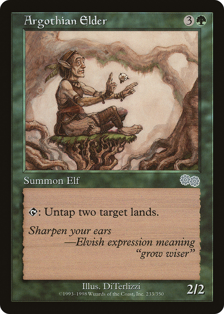 Argothian Elder [Urza's Saga]