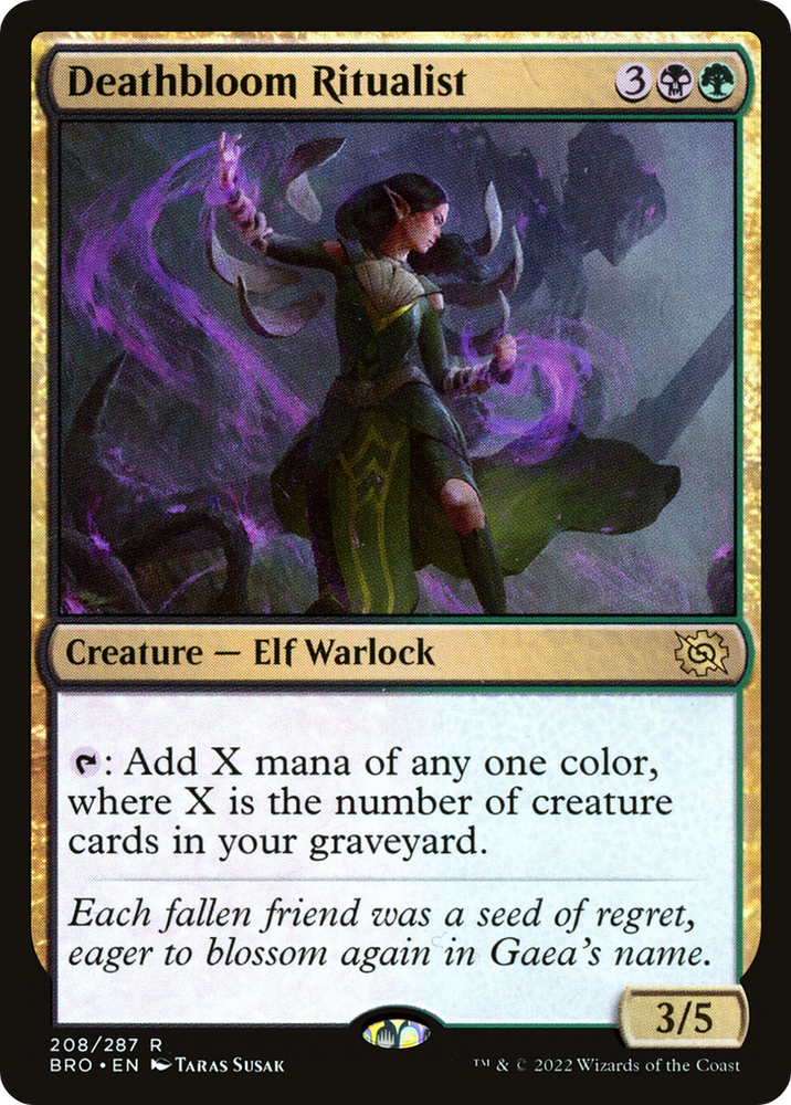 Deathbloom Ritualist [The Brothers' War]
