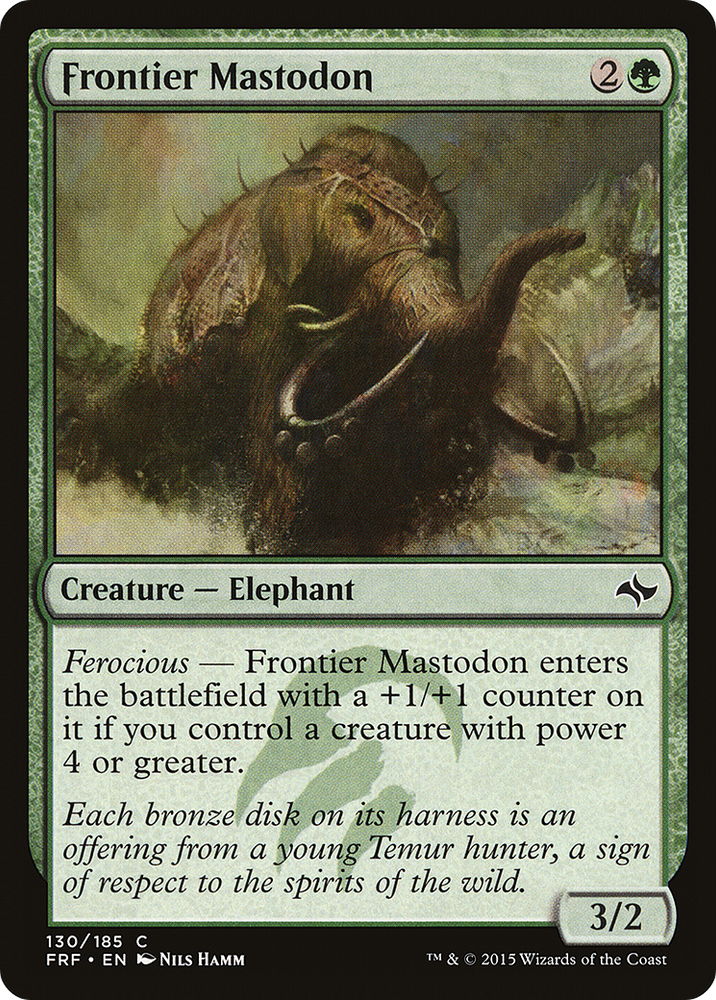 Frontier Mastodon [Fate Reforged]