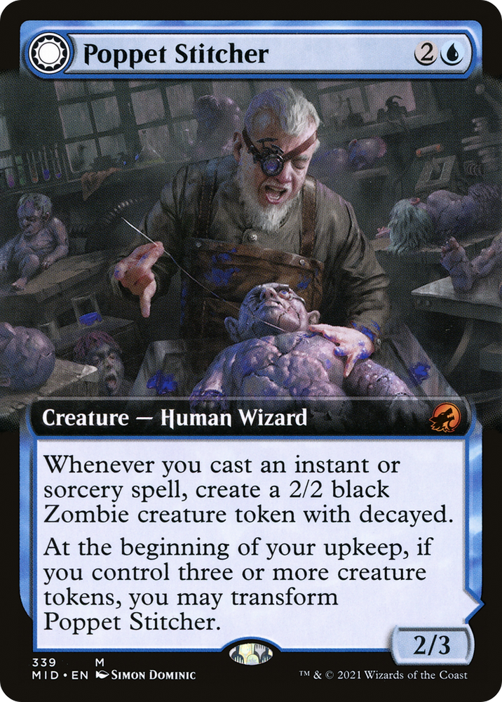 Poppet Stitcher // Poppet Factory (Extended Art) [Innistrad: Midnight Hunt]
