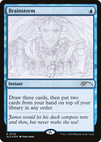 Brainstorm (0723) (Sketch Showcase) [Secret Lair Drop Series]