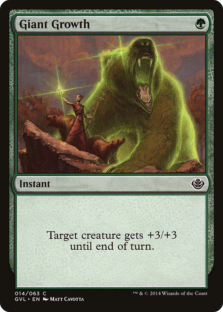 Giant Growth (Garruk vs. Liliana) [Duel Decks Anthology]