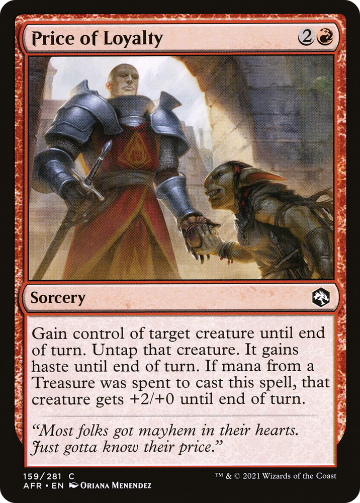 Price of Loyalty [Dungeons & Dragons: Adventures in the Forgotten Realms]