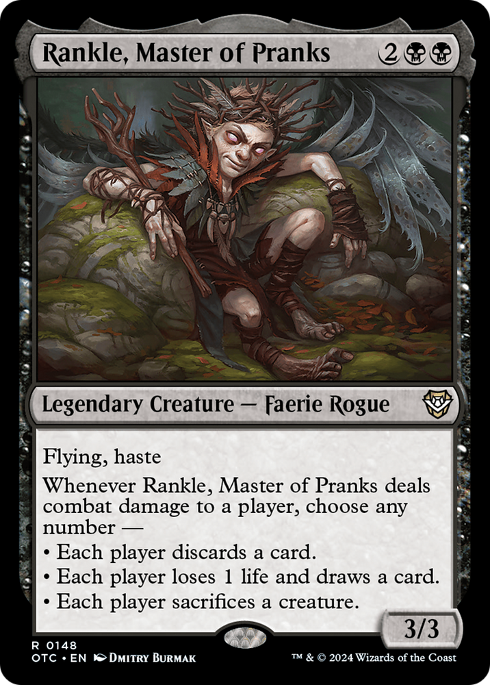 Rankle, Master of Pranks [Outlaws of Thunder Junction Commander]