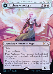 Archangel Avacyn // Avacyn, the Purifier (Borderless) [Secret Lair: From Cute to Brute]