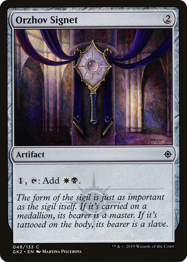 Orzhov Signet [Ravnica Allegiance Guild Kit]