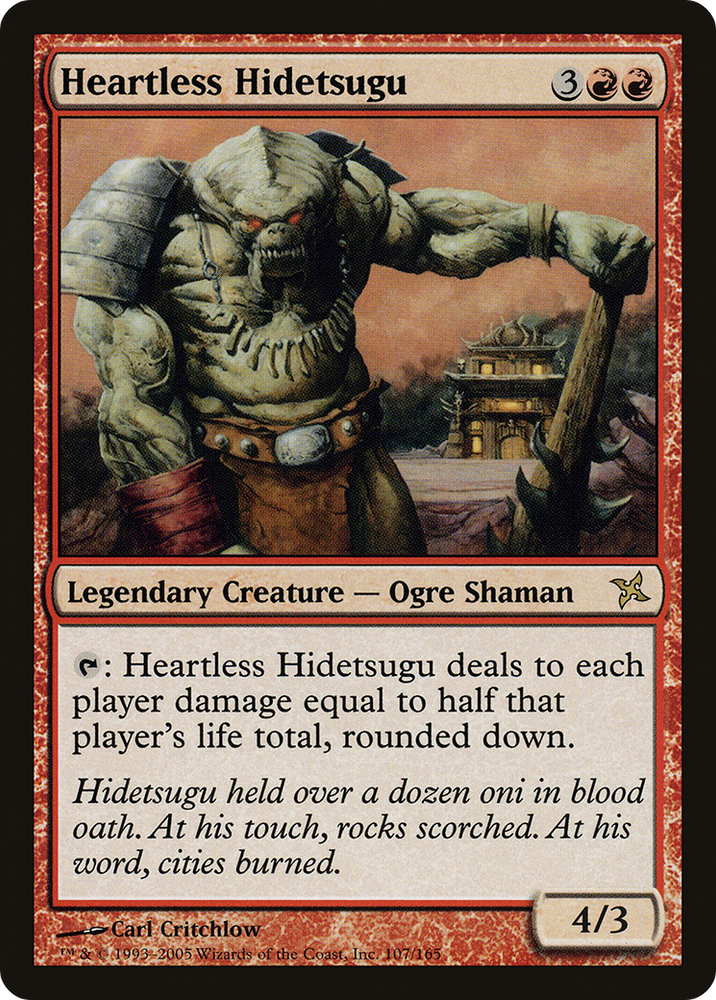 Heartless Hidetsugu [Betrayers of Kamigawa]