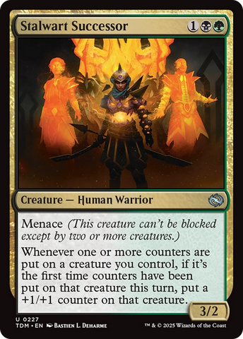 Stalwart Successor (TDM-227) - Tarkir: Dragonstorm Foil