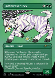 Pathbreaker Ibex (Borderless) (Foil Etched) [Secret Lair Drop Series]