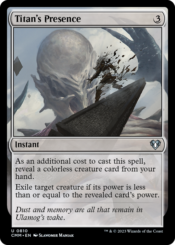 Titan's Presence [Commander Masters]