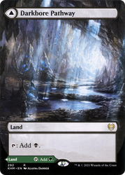 Darkbore Pathway // Slitherbore Pathway (Borderless Alternate Art) [Kaldheim]