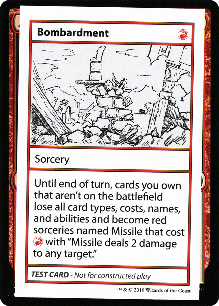 Bombardment (2021 Edition) [Mystery Booster Playtest Cards]
