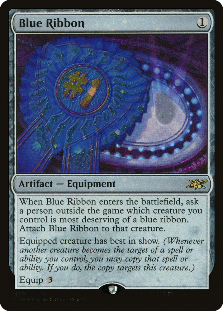 Blue Ribbon (Galaxy Foil) [Unfinity]