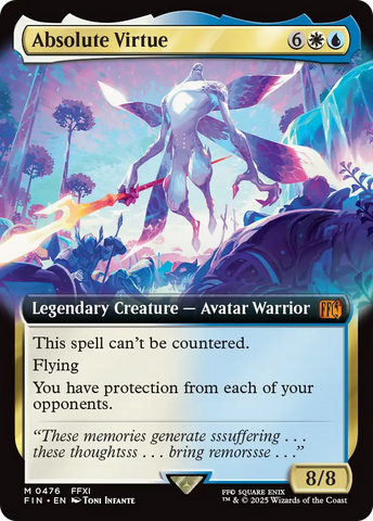 Absolute Virtue (Extended Art) (FIN-476) - FINAL FANTASY: (Extended Art) Foil