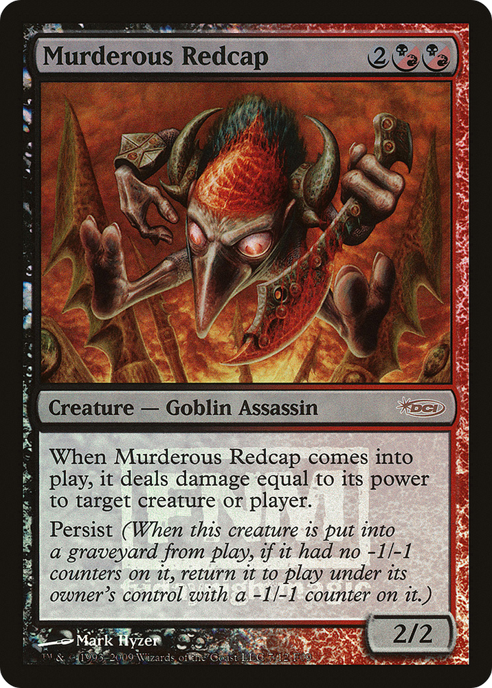 Murderous Redcap [Friday Night Magic 2009]