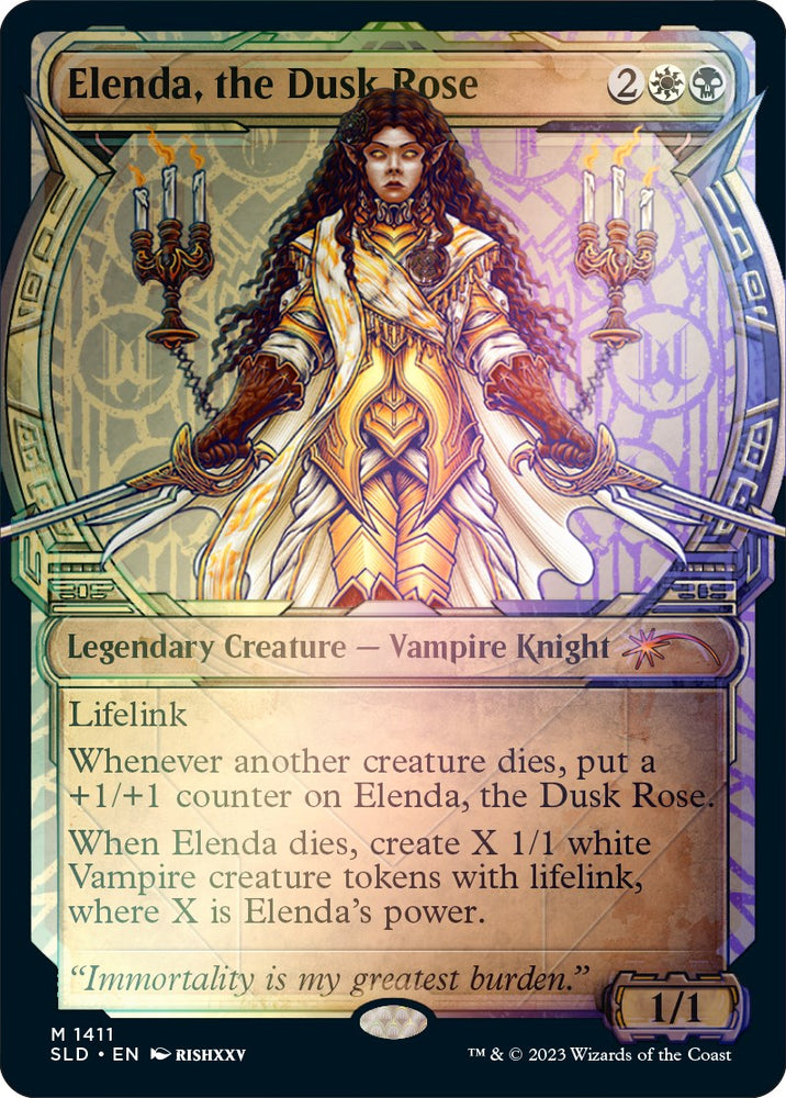 Elenda, the Dusk Rose (Rainbow Foil) [Secret Lair Drop Series]