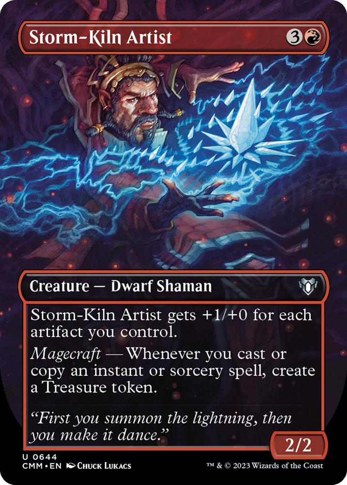 Storm-Kiln Artist (Borderless Alternate Art) [Commander Masters]