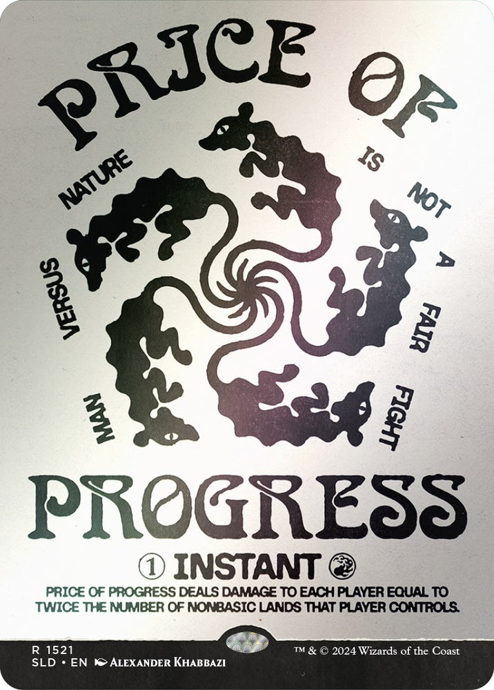 Price of Progress (Rainbow Foil) [Secret Lair Drop Series]