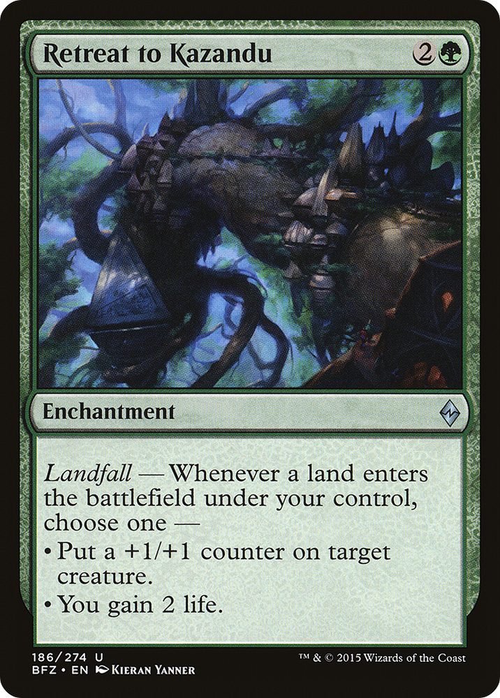 Retreat to Kazandu [Battle for Zendikar]