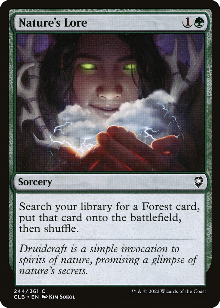Nature's Lore [Commander Legends: Battle for Baldur's Gate]