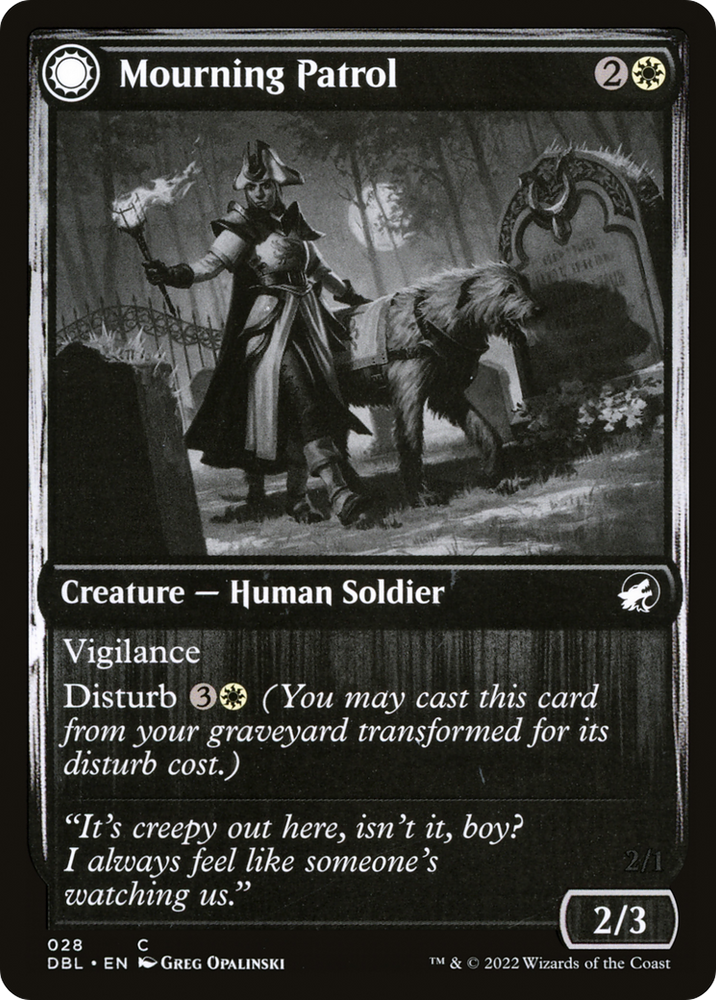 Mourning Patrol // Morning Apparition [Innistrad: Double Feature]