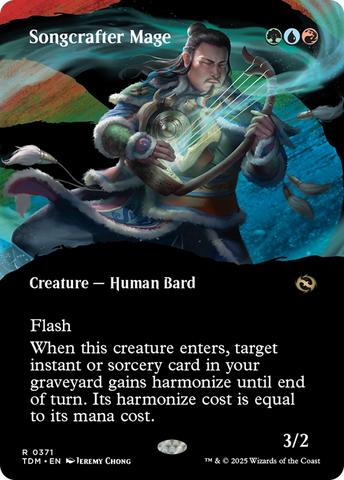 Songcrafter Mage (TDM-371) - Tarkir: Dragonstorm: (Showcase) (Borderless)