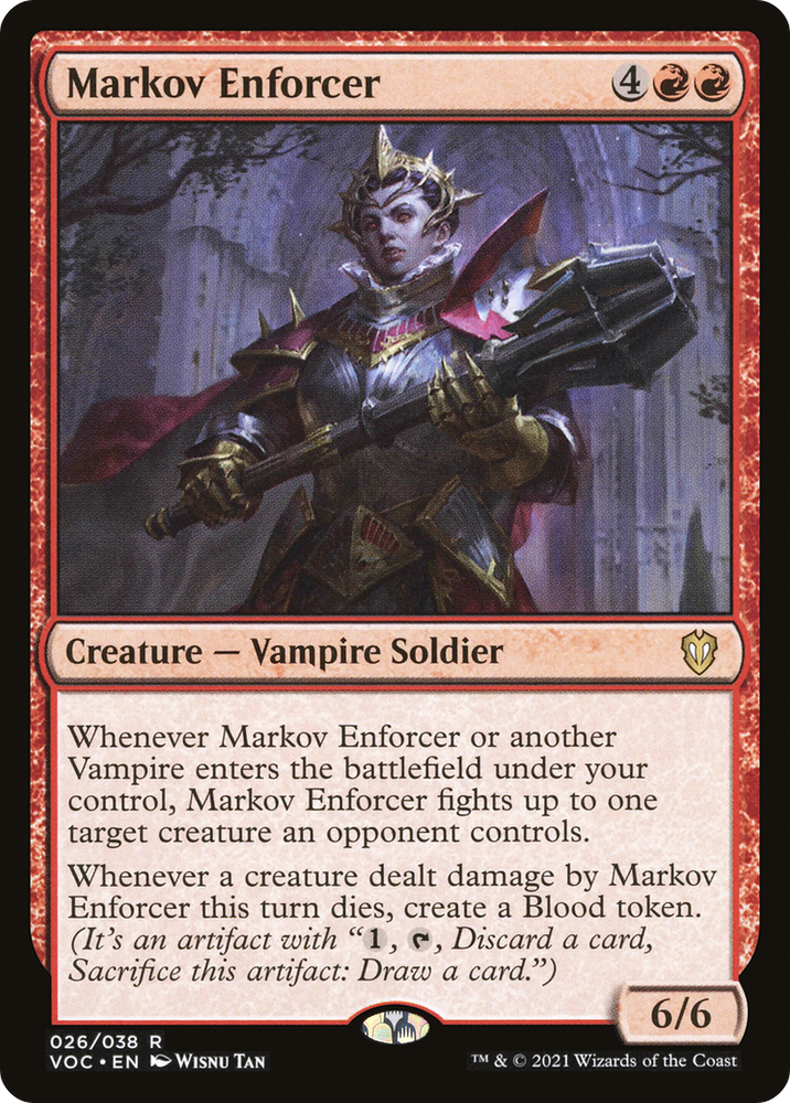 Markov Enforcer [Innistrad: Crimson Vow Commander]