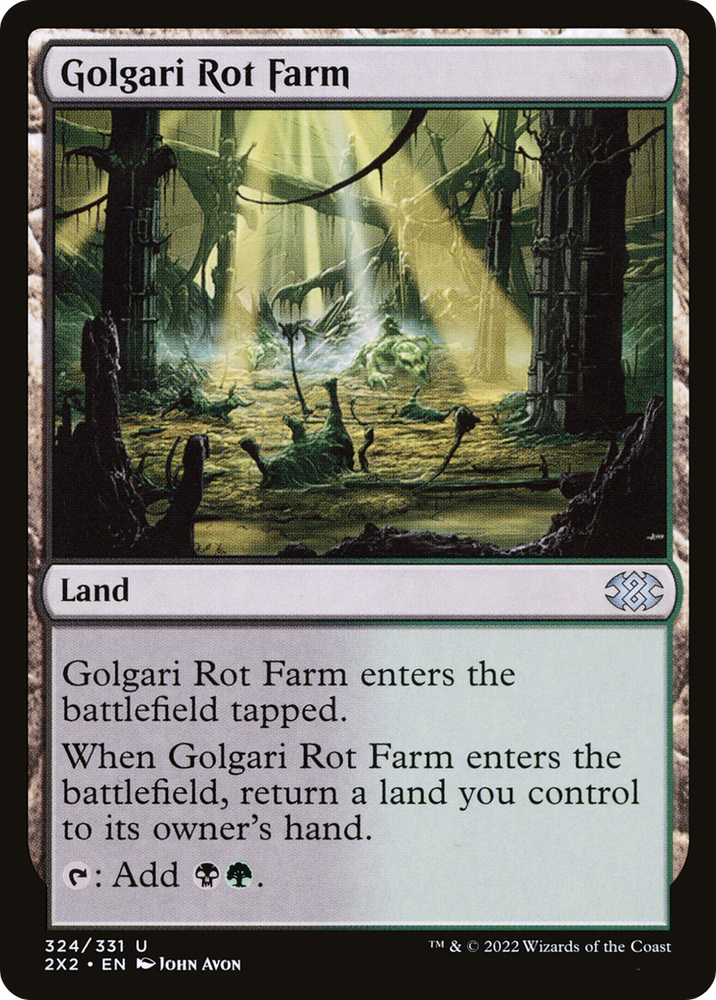 Golgari Rot Farm [Double Masters 2022]