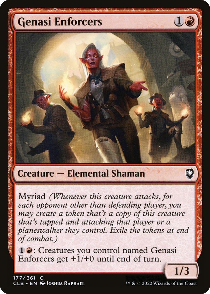 Genasi Enforcers [Commander Legends: Battle for Baldur's Gate]