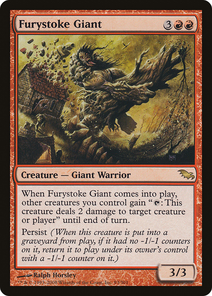 Furystoke Giant [Shadowmoor]