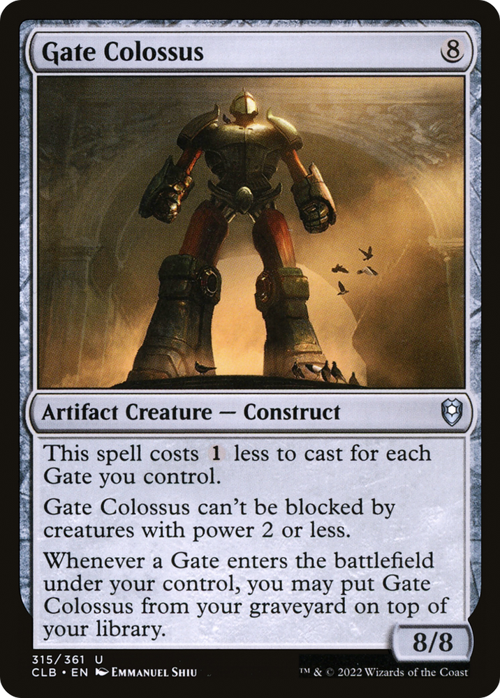 Gate Colossus [Commander Legends: Battle for Baldur's Gate]