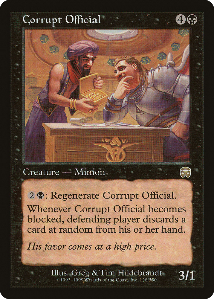 Corrupt Official [Mercadian Masques]