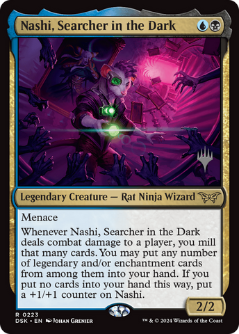 Nashi, Searcher in the Dark [Duskmourn: House of Horror Promos]