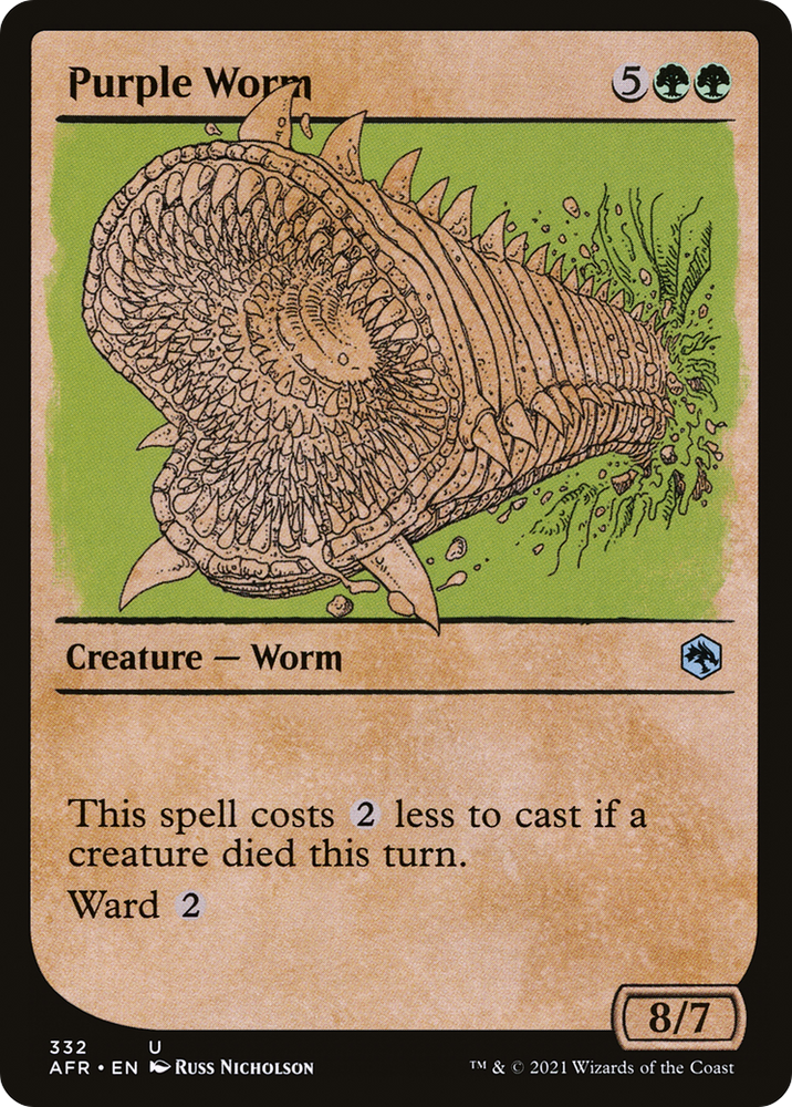 Purple Worm (Showcase) [Dungeons & Dragons: Adventures in the Forgotten Realms]