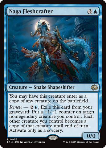 Naga Fleshcrafter (TDM-052) - Tarkir: Dragonstorm