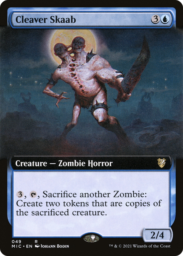 Cleaver Skaab (Extended Art) [Innistrad: Midnight Hunt Commander]