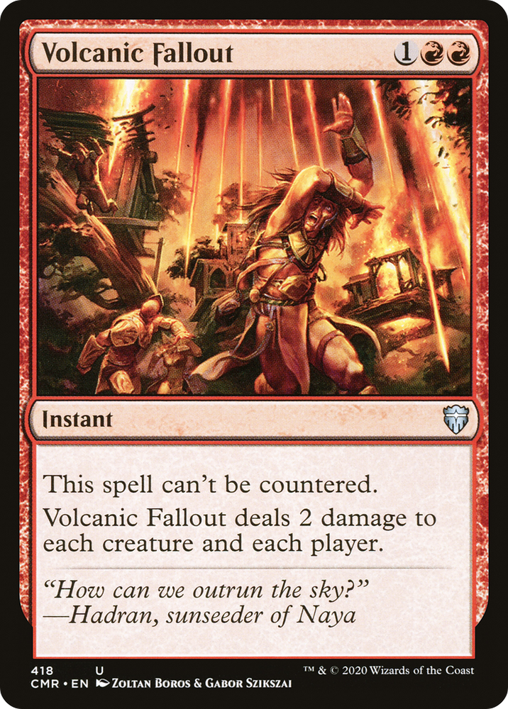Volcanic Fallout [Commander Legends]