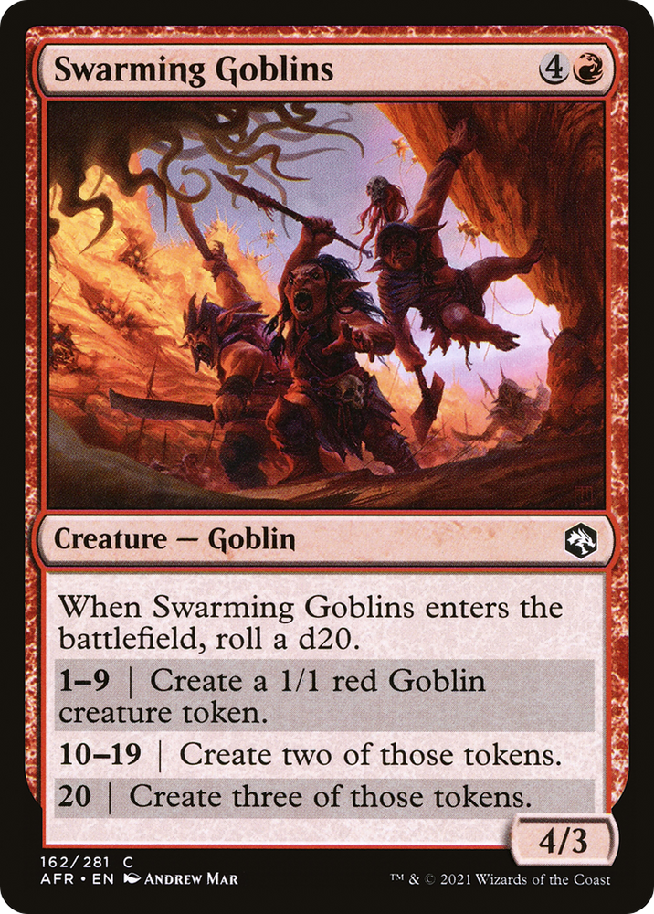 Swarming Goblins [Dungeons & Dragons: Adventures in the Forgotten Realms]