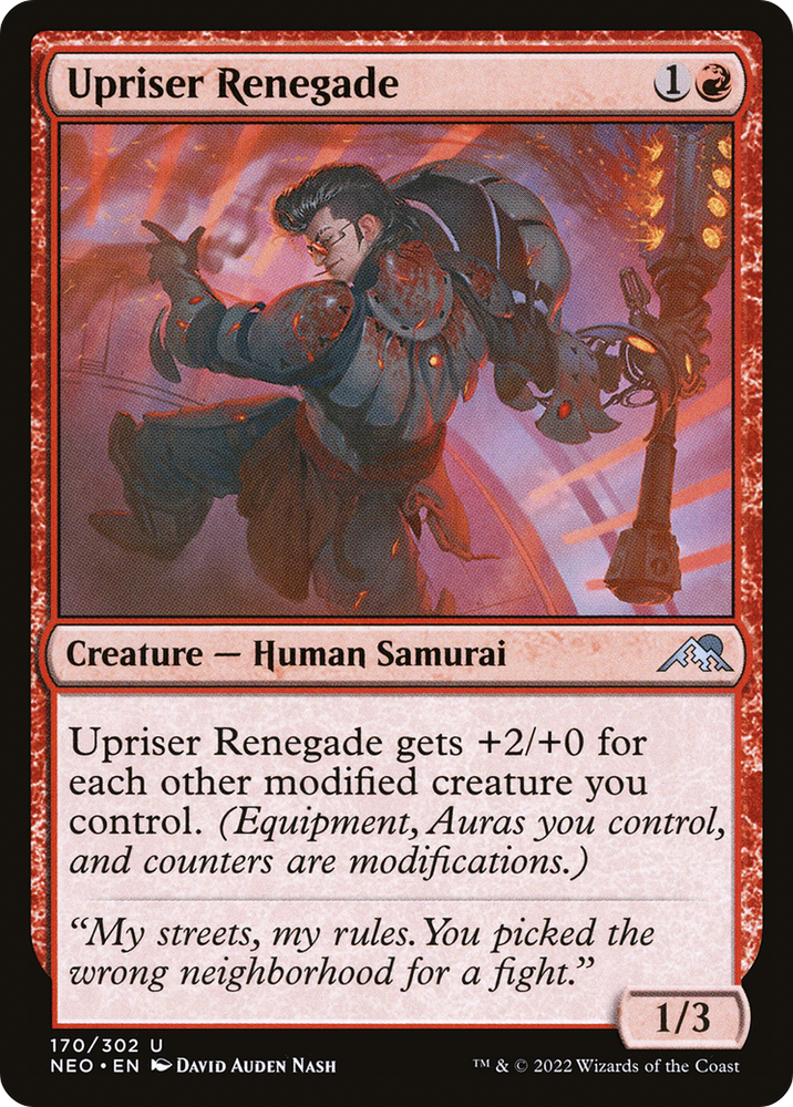 Upriser Renegade [Kamigawa: Neon Dynasty]