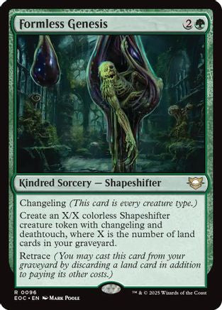 Formless Genesis (EOC-096) - Commander: Edge of Eternities